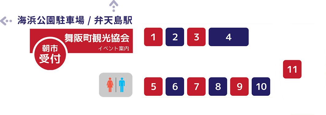 浜小屋マルシェ鍋フェス会場マップ